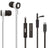 AV:Link Rubber Earphones USB-C Black & White