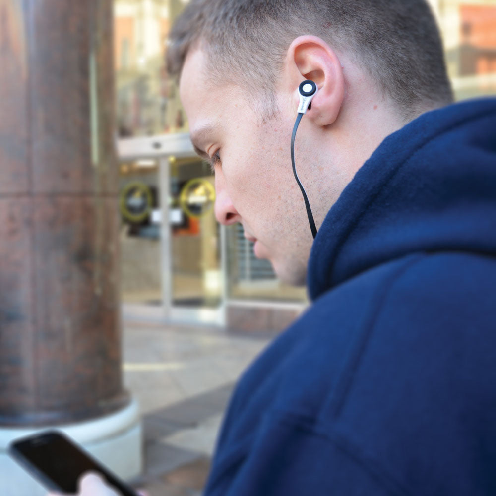 AV:Link Rubber Earphones USB-C Black & White - view 3
