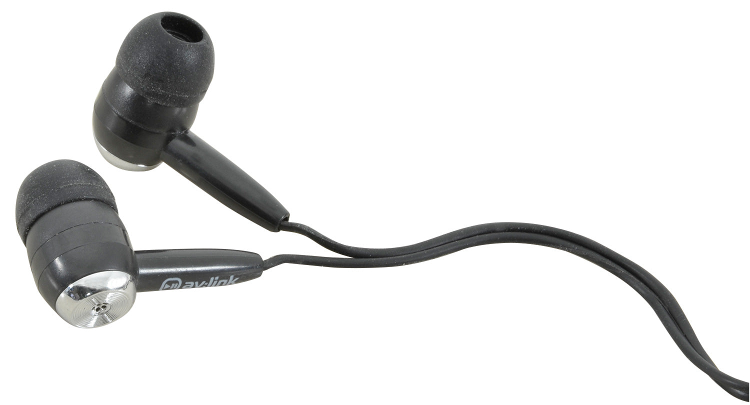 AV:Link In ear stereo earphones, Black, EC9B - view 3