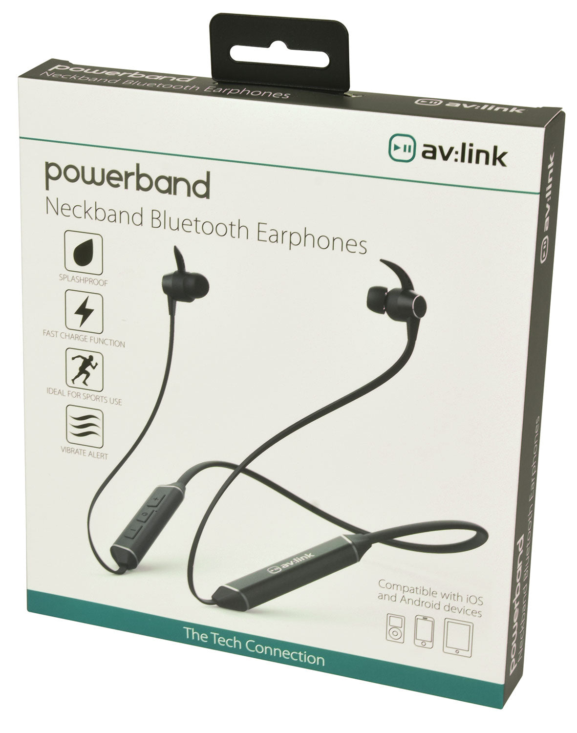 AV:Link Neckband Bluetooth Earphones with Vibration - view 10