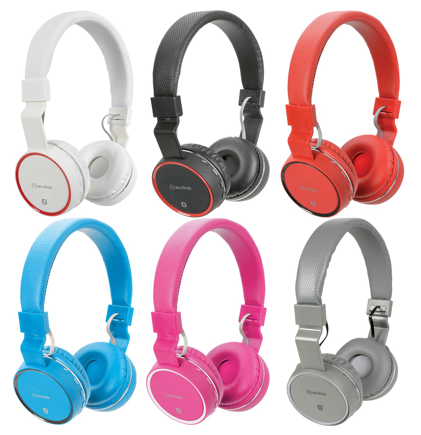 AV:Link Wireless Bluetooth Headphones Black - view 3