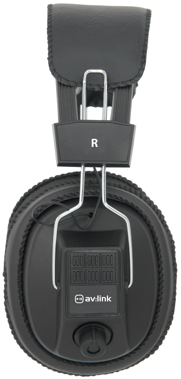 AV:Link MSH40, Mono/stereo headphones with volume control - view 4