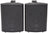 Adastra BC8B 8inch Stereo Speakers Black Pair