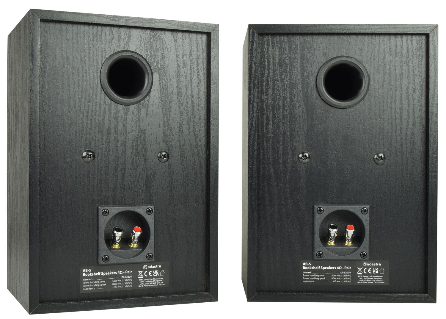 Adastra AB-5 Bookshelf Speakers 50-80W 4ohm pair - view 3