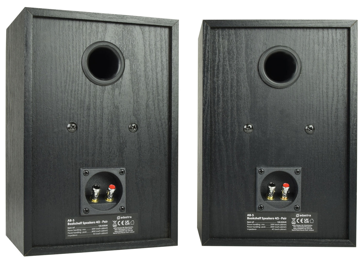 Adastra AB-5 Bookshelf Speakers 50-80W 4ohm pair - view 3