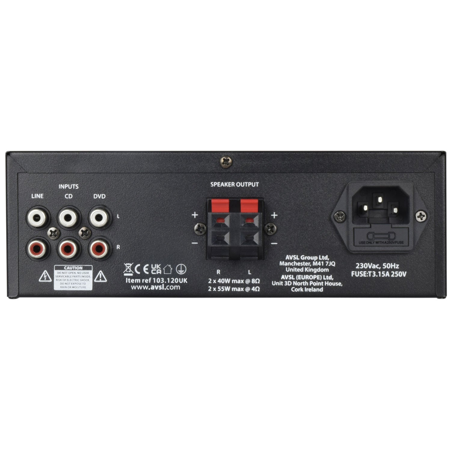 QTX KAD-2 Digital stereo amplifier - view 2