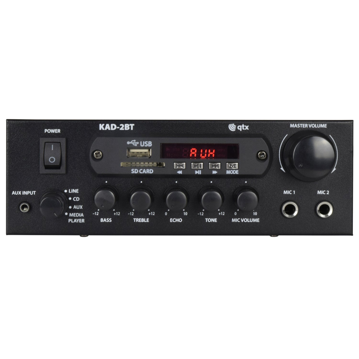 QTX KAD-2BT Digital stereo amplifier with Bluetooth