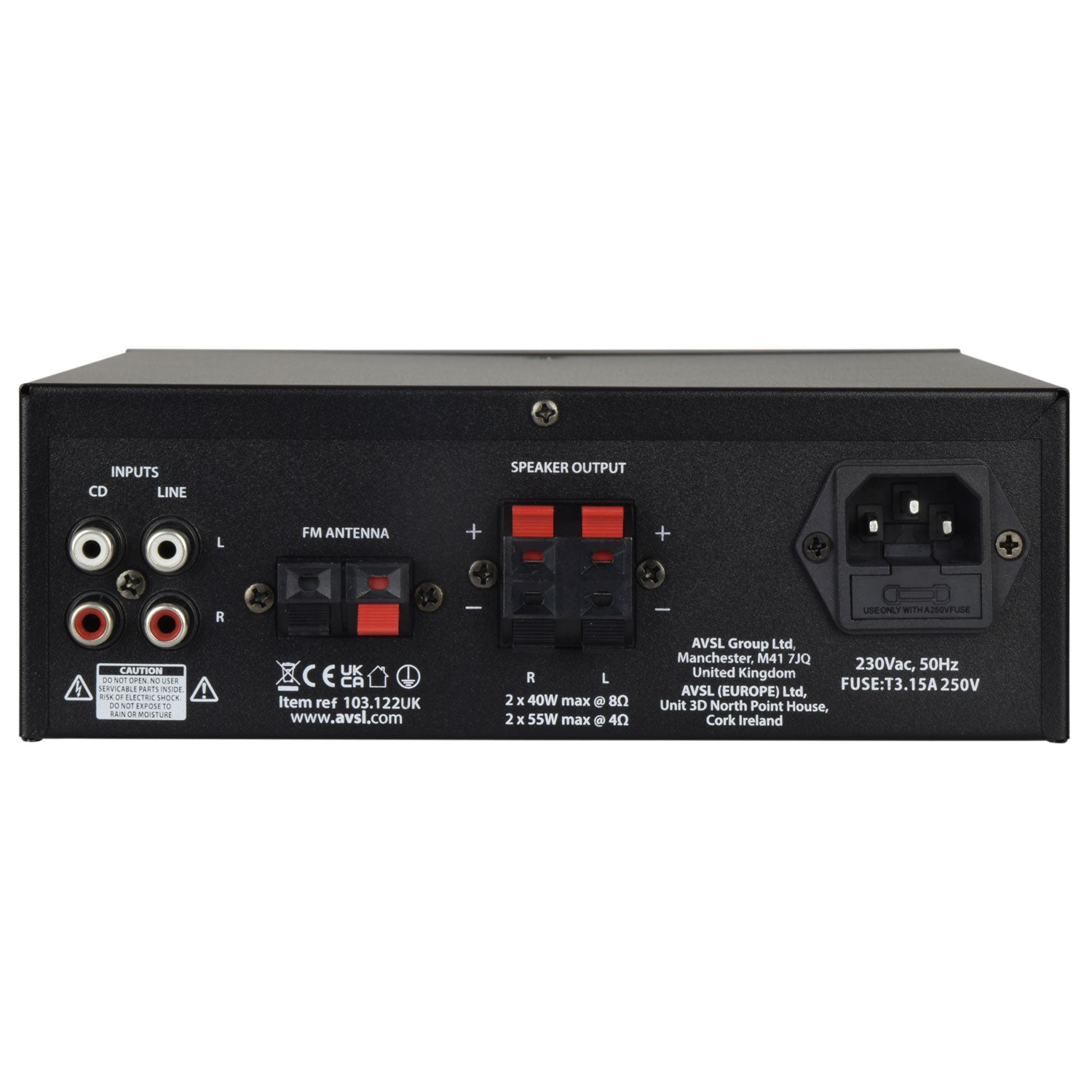 QTX KAD-2BT Digital stereo amplifier with Bluetooth - view 2