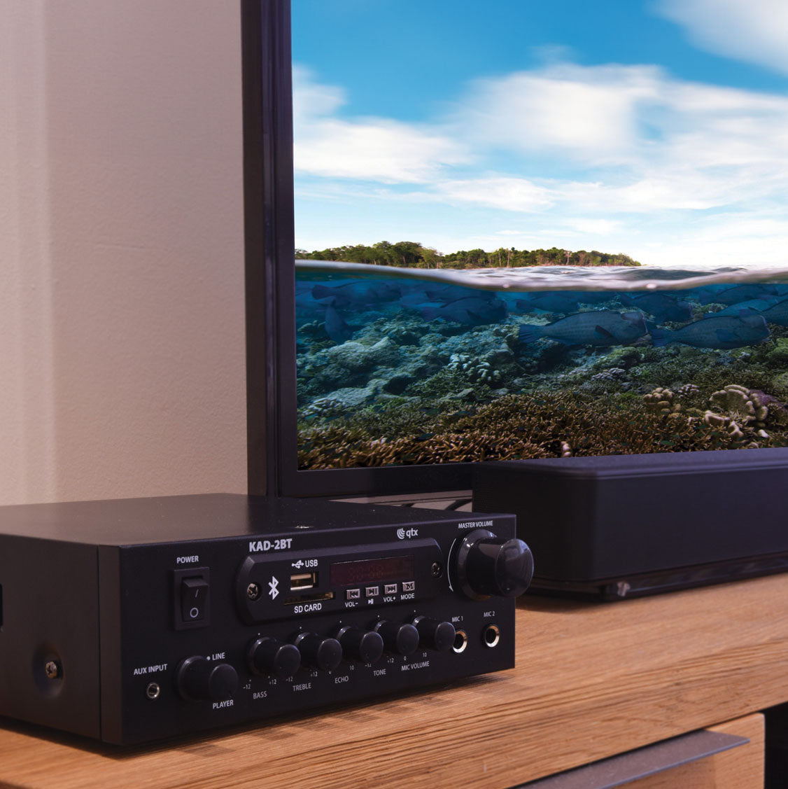 QTX KAD-2BT Digital stereo amplifier with Bluetooth - view 5