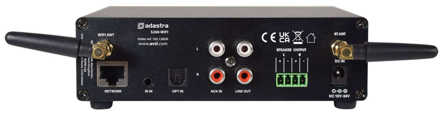 Adastra S260-WIFI Internet Streaming Amplifier - view 4