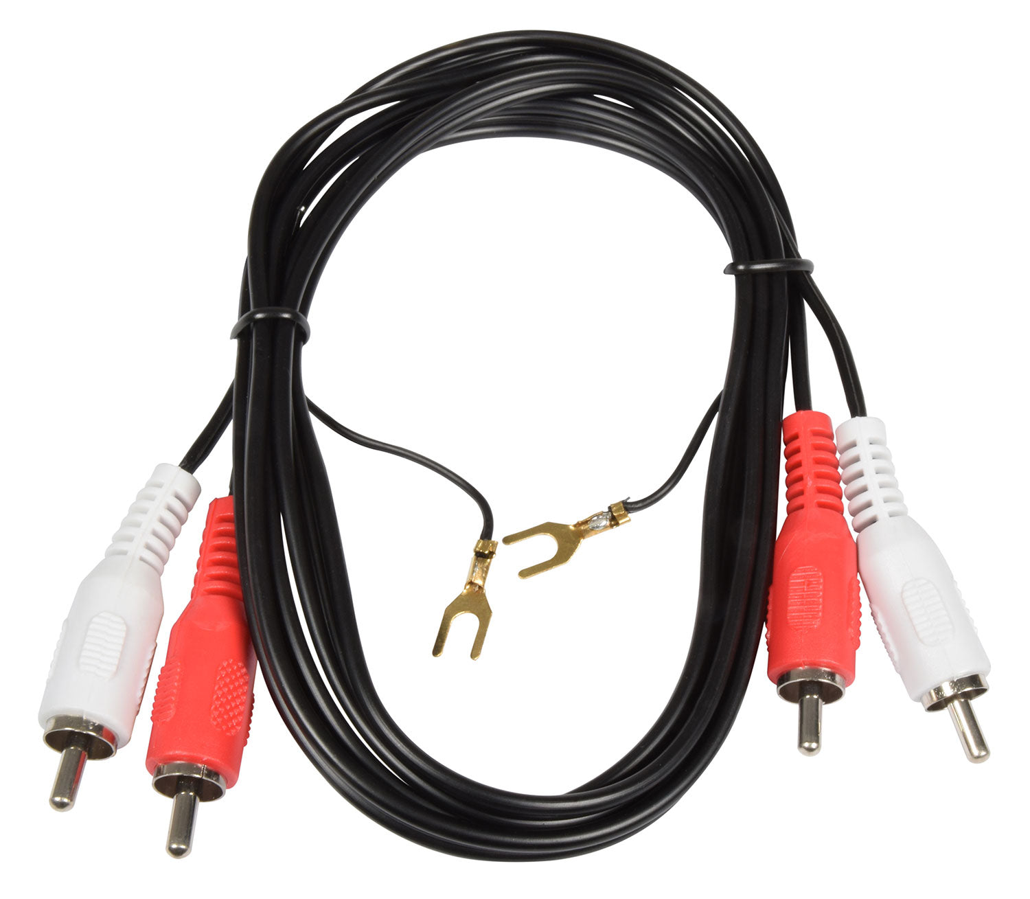AV:Link 2RCA plugs to 2RCA plugs with ground wire 1.2m - view 2