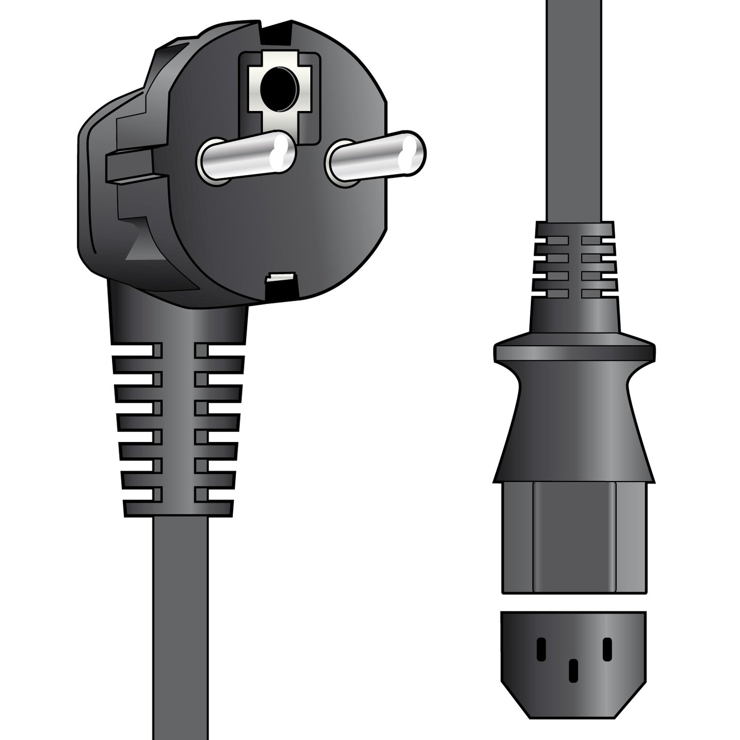Mercury EU schuko plug to IEC lead 1.5m