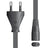 Mercury Mains power lead EU 2pin plug to fig 8 socket 1.5m