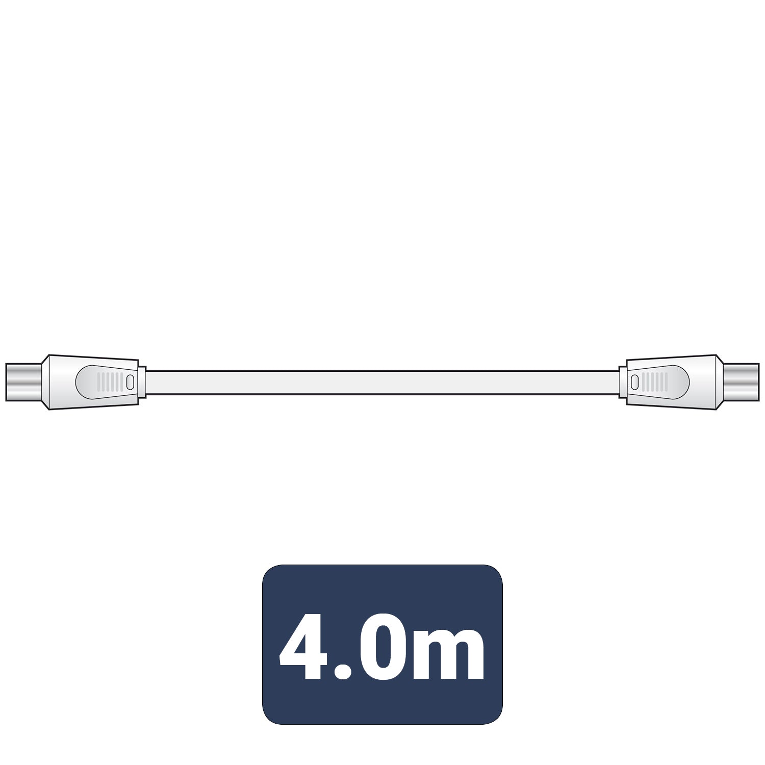 AV:Link Coaxial plug to plug lead 4.0m - view 2