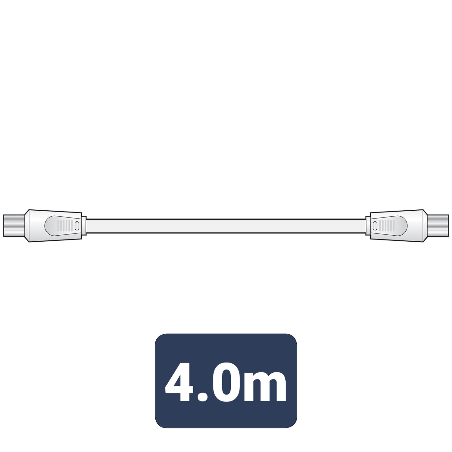 AV:Link Coaxial plug to plug lead 4.0m - view 2