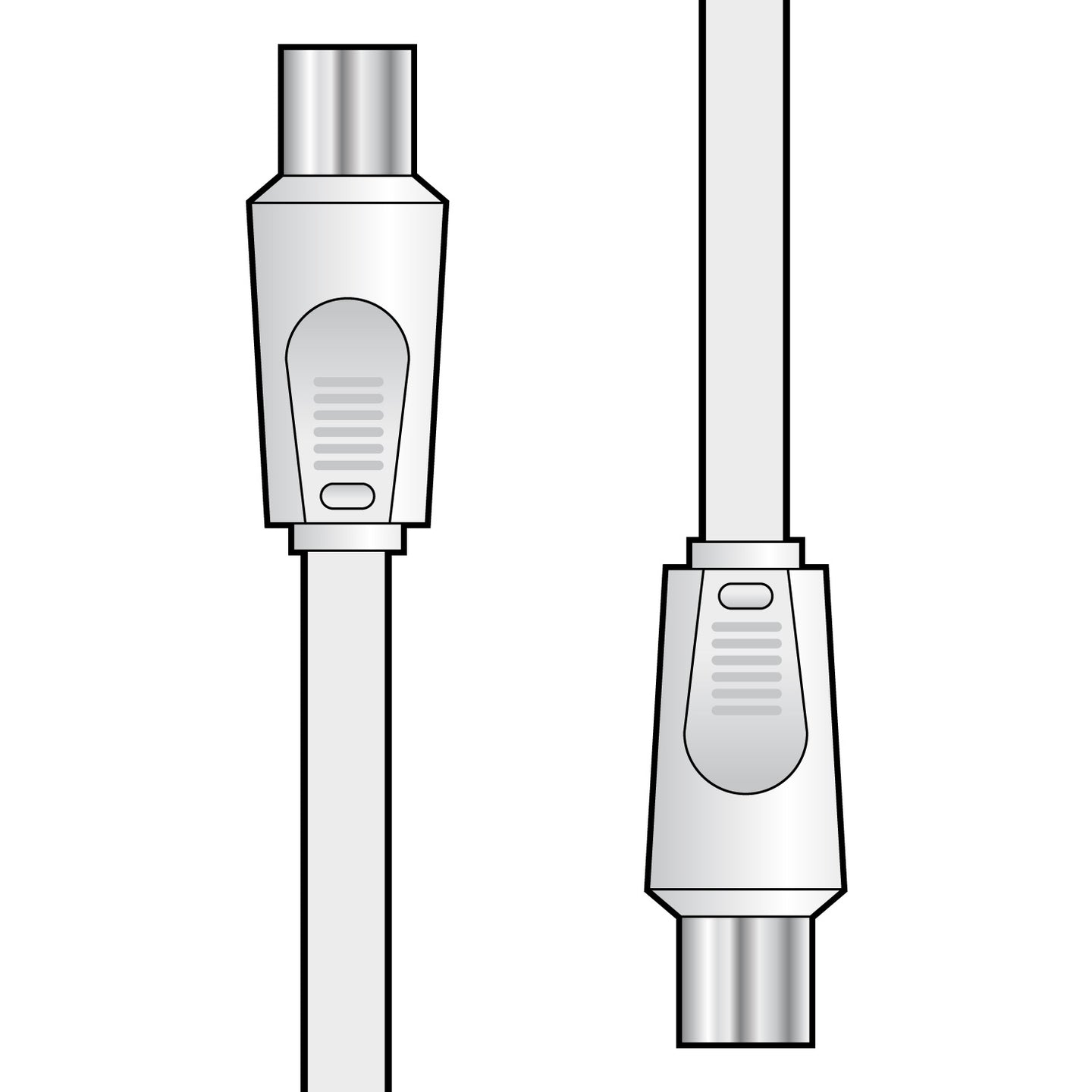 AV:Link Coaxial plug to plug lead 10.0m