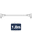 AV:Link Coaxial lead right angle plugs 1.0m - view 3