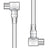 AV:Link Coaxial lead right angle plugs 1.0m