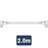 AV:Link Coaxial lead right angle plugs 2.0m - view 2