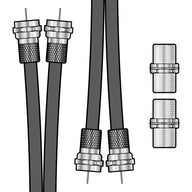 AV:Link Twin RG6 Satellite Ext Kit 1.0m