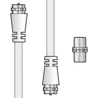 AV:Link Coaxial F-type plug to plug lead kit 5.0m