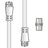 AV:Link Coaxial F-type plug to plug lead kit 5.0m