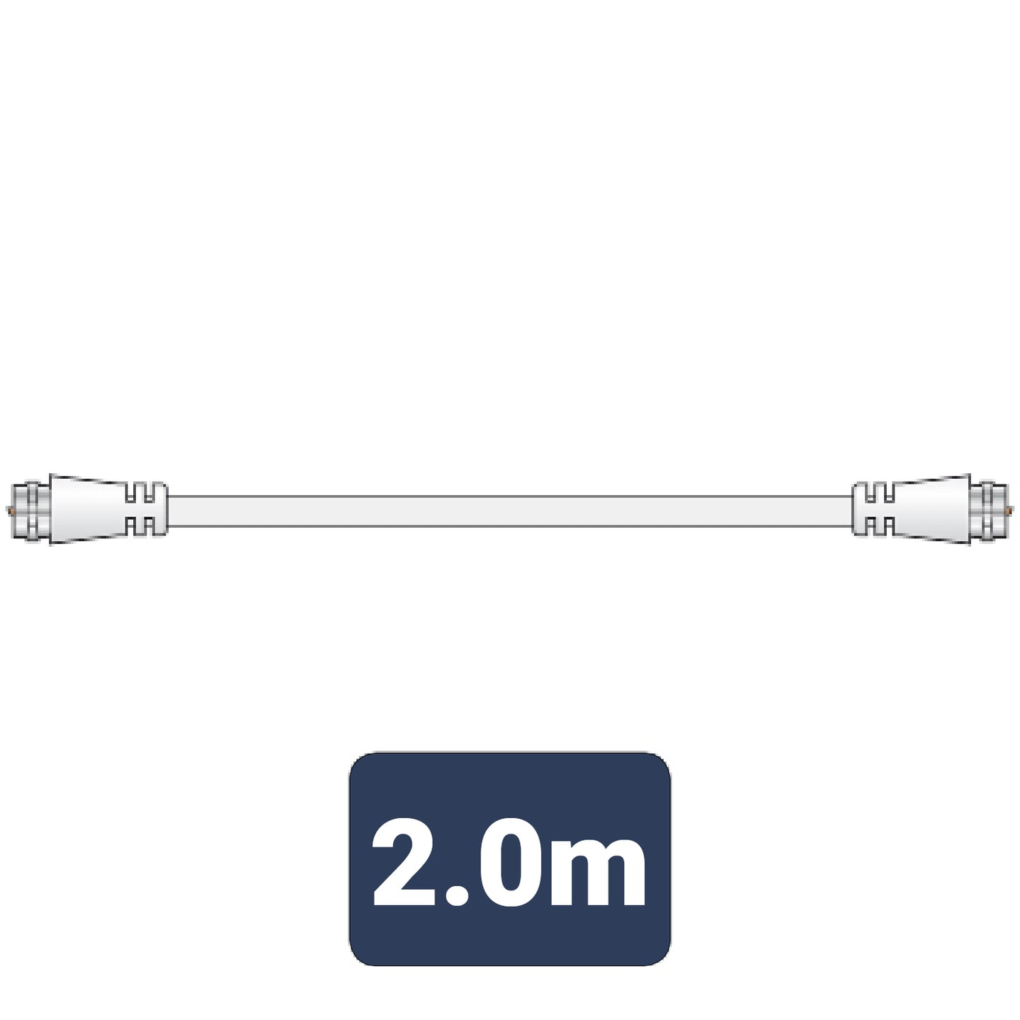 AV:Link Coaxial F-type plug to plug lead 2.0m - view 2