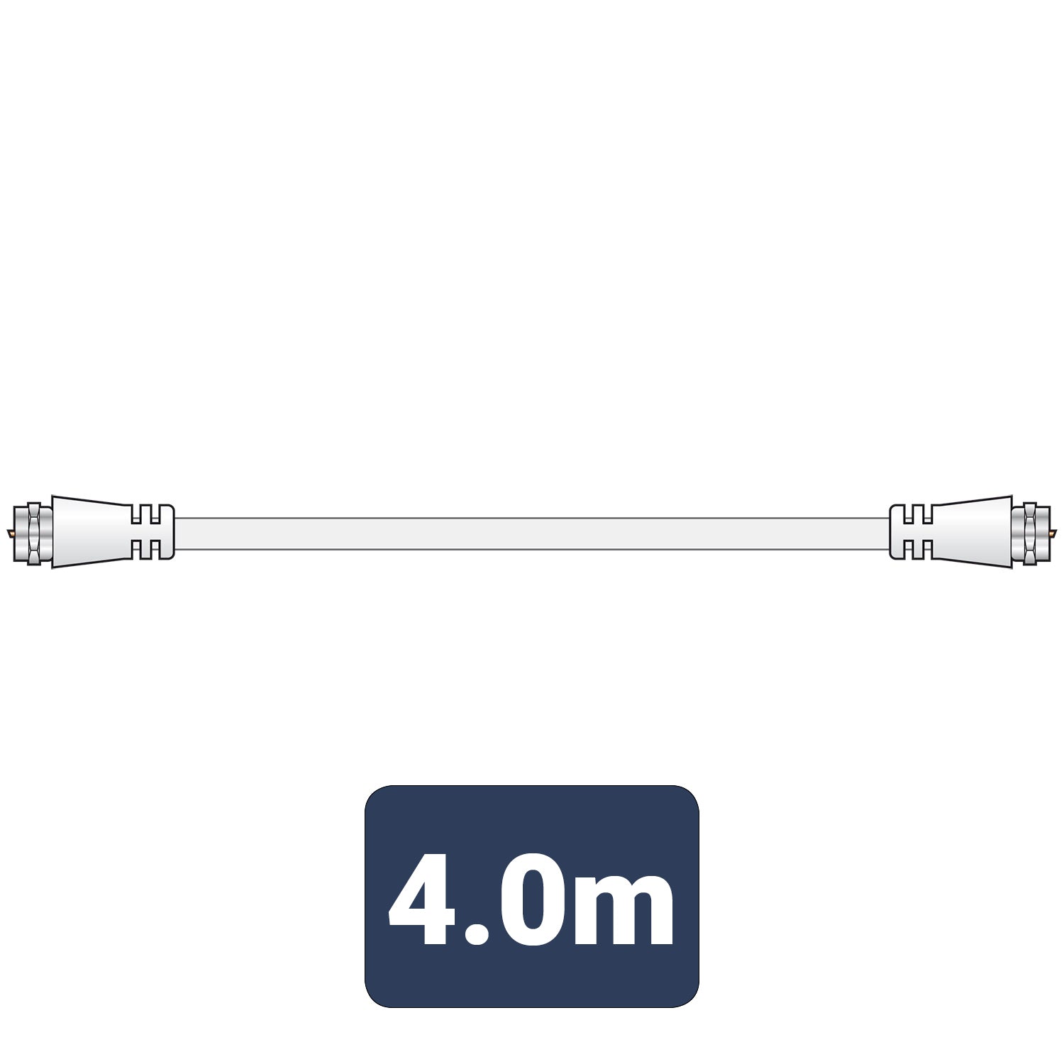 AV:Link Coaxial F-type plug to plug lead 4.0m - view 4