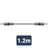 AV:Link 3.5mm stereo plug to 3.5mm stereo plug lead 1.2m - view 4
