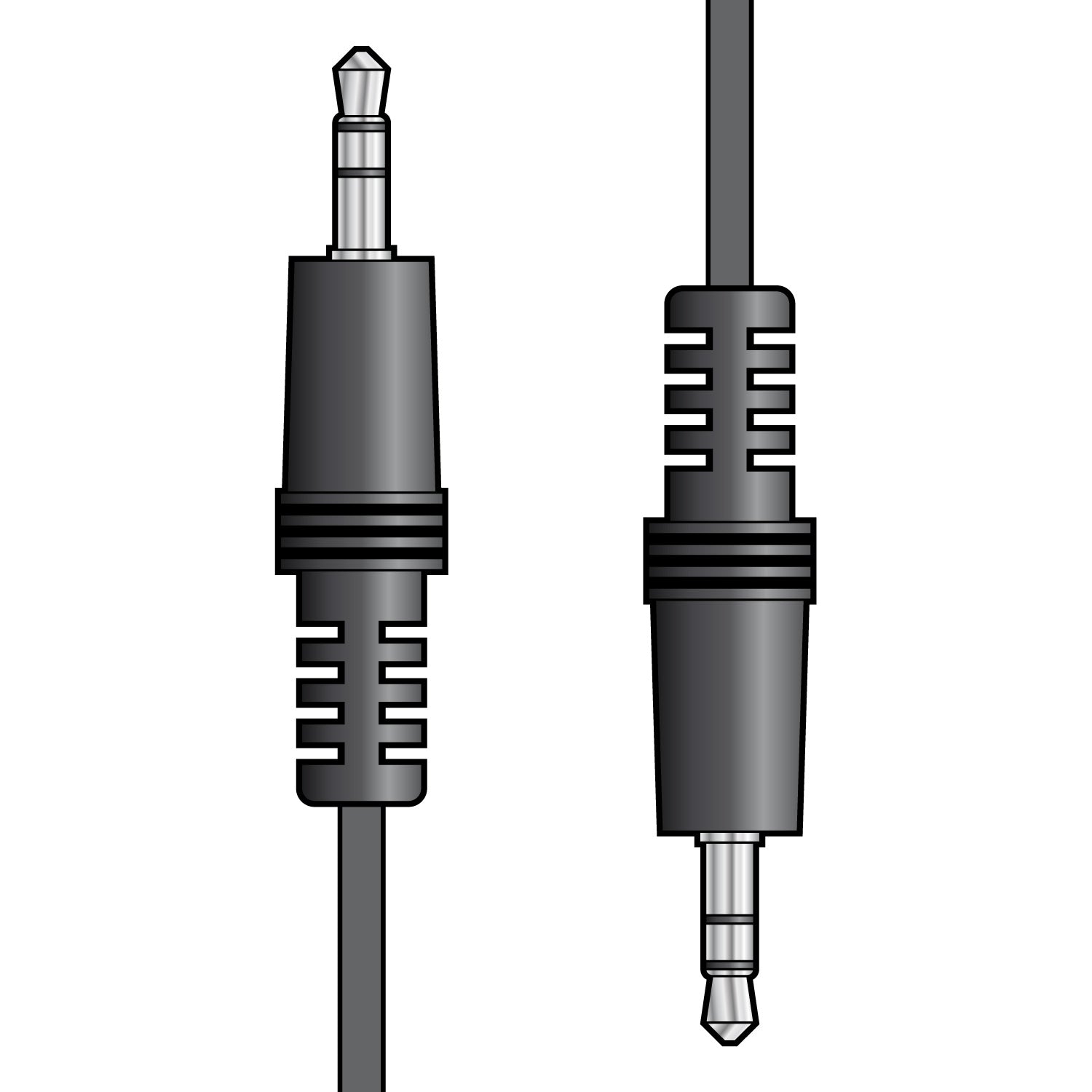 AV:Link 3.5mm stereo plug to 3.5mm stereo plug lead 1.2m