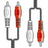 AV:Link 2 x RCA plugs to 2 x RCA plugs lead 5.0m