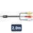 AV:Link Camcorder lead, 3.5mm plug to 3 x RCA plug 2.0m - view 3