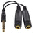 AV:Link 6.3mm Headphone/Audio Splitter Lead 0.2m - view 3