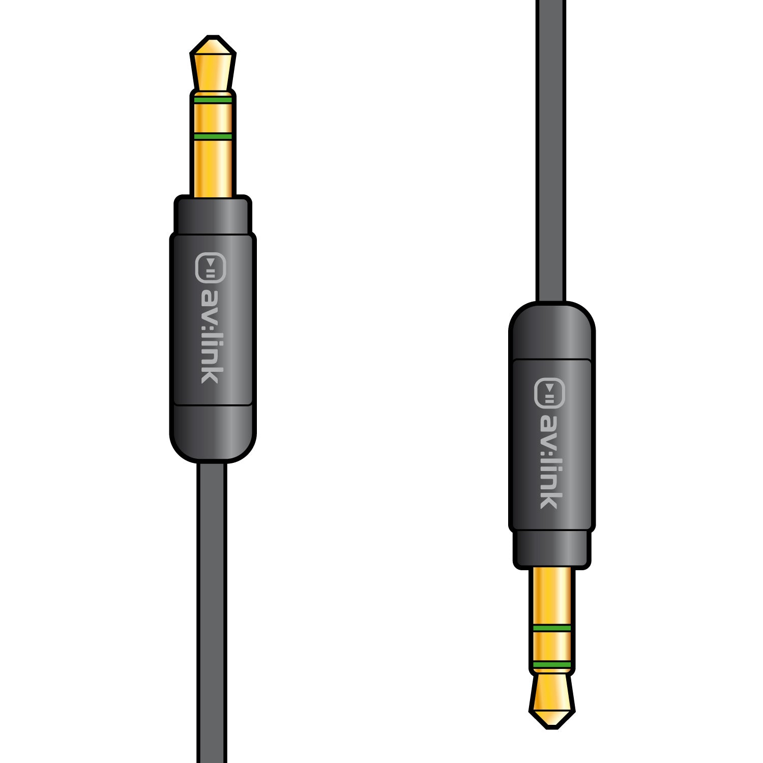 AV:Link Precision 3.5mm Stereo plug to 3.5mm stereo plug lead 0.5m