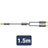 AV:Link Precision 3.5mm stereo plug to 2xRCA plugs lead 1.5m - view 3