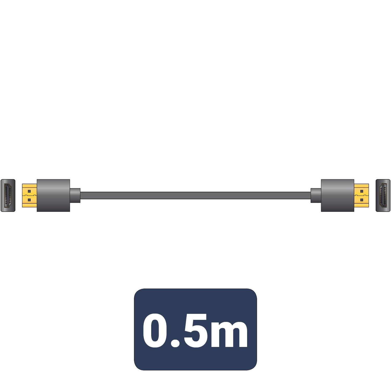AV:Link HDMI thinwire 4K plug to plug 0.5m - view 2