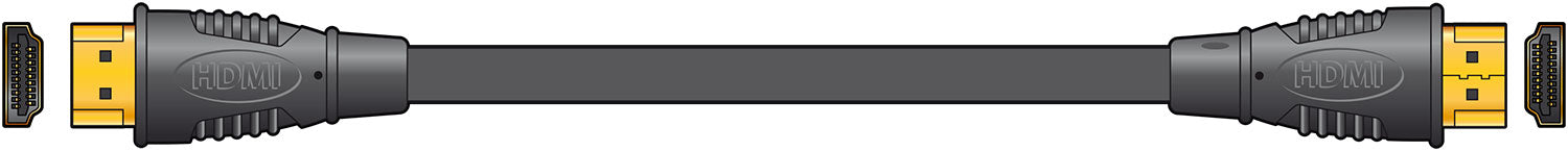 AV:Link HQ 4K ready high speed HDMI lead with Ethernet 1.0m - view 2
