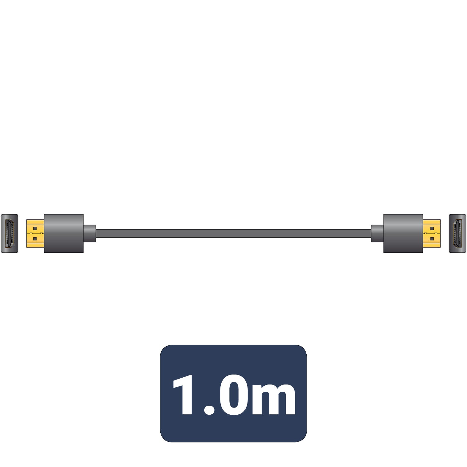 AV:Link HDMI thinwire 4K plug to plug 1.0m - view 2