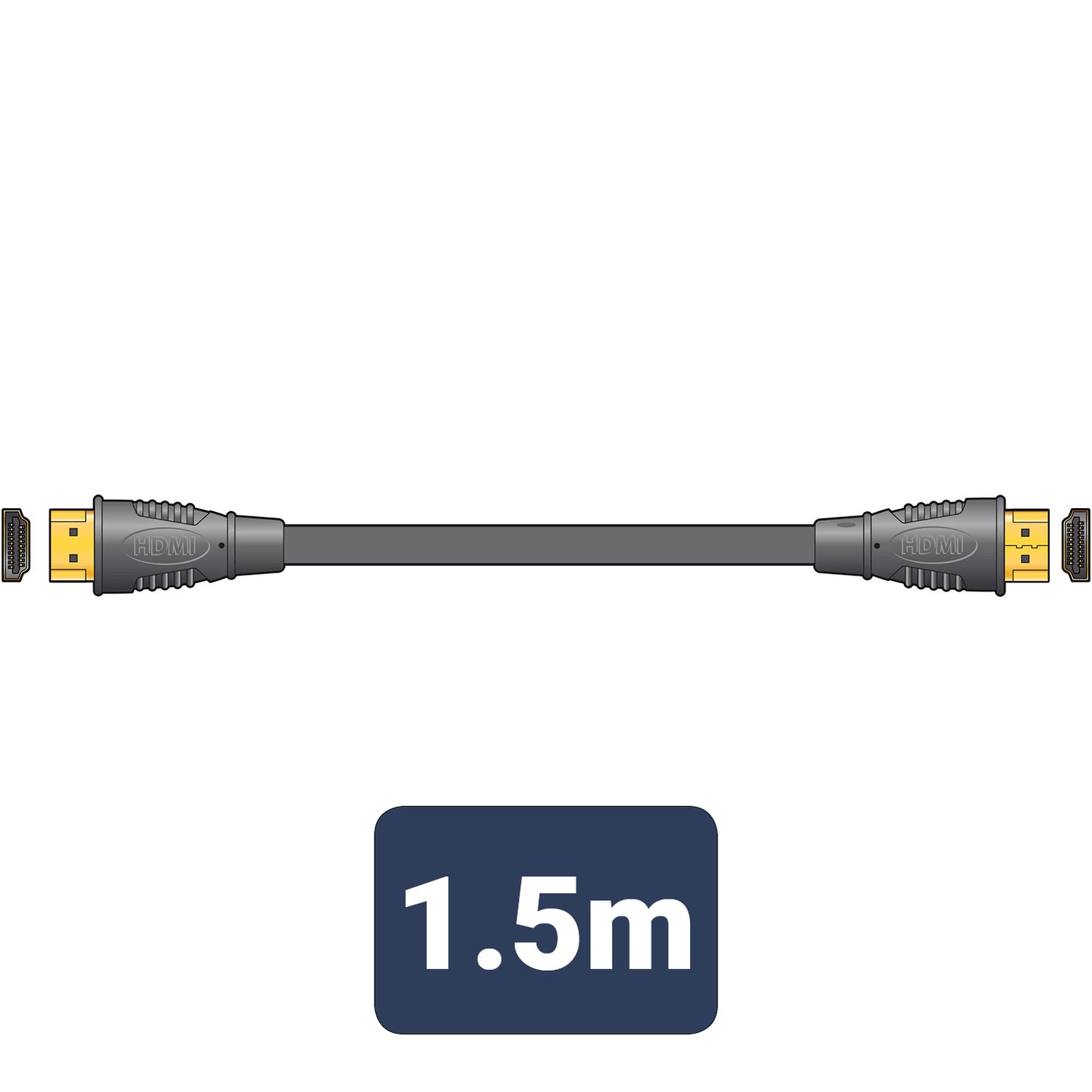 AV:Link HQ 4K ready high speed HDMI lead with Ethernet 1.5m - view 4