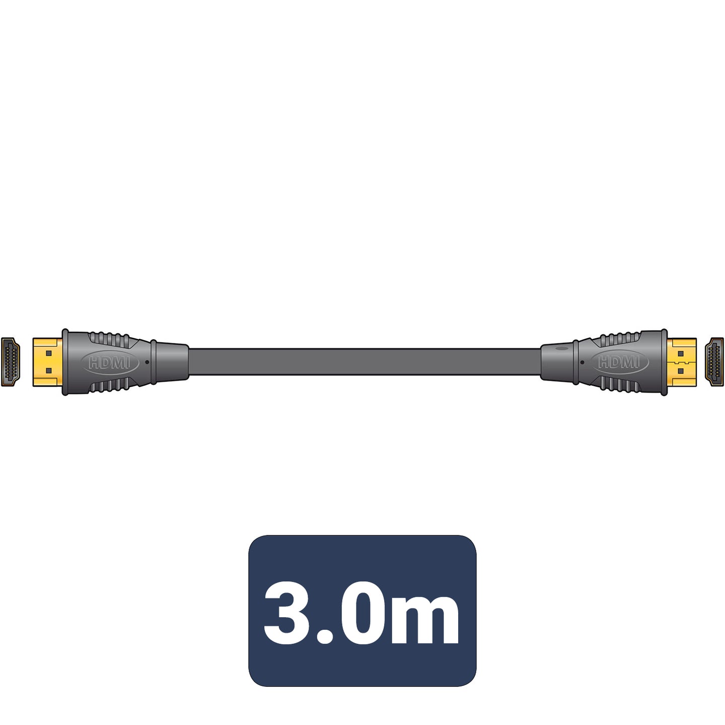 AV:Link HQ 4K ready high speed HDMI lead with Ethernet 3.0m - view 4