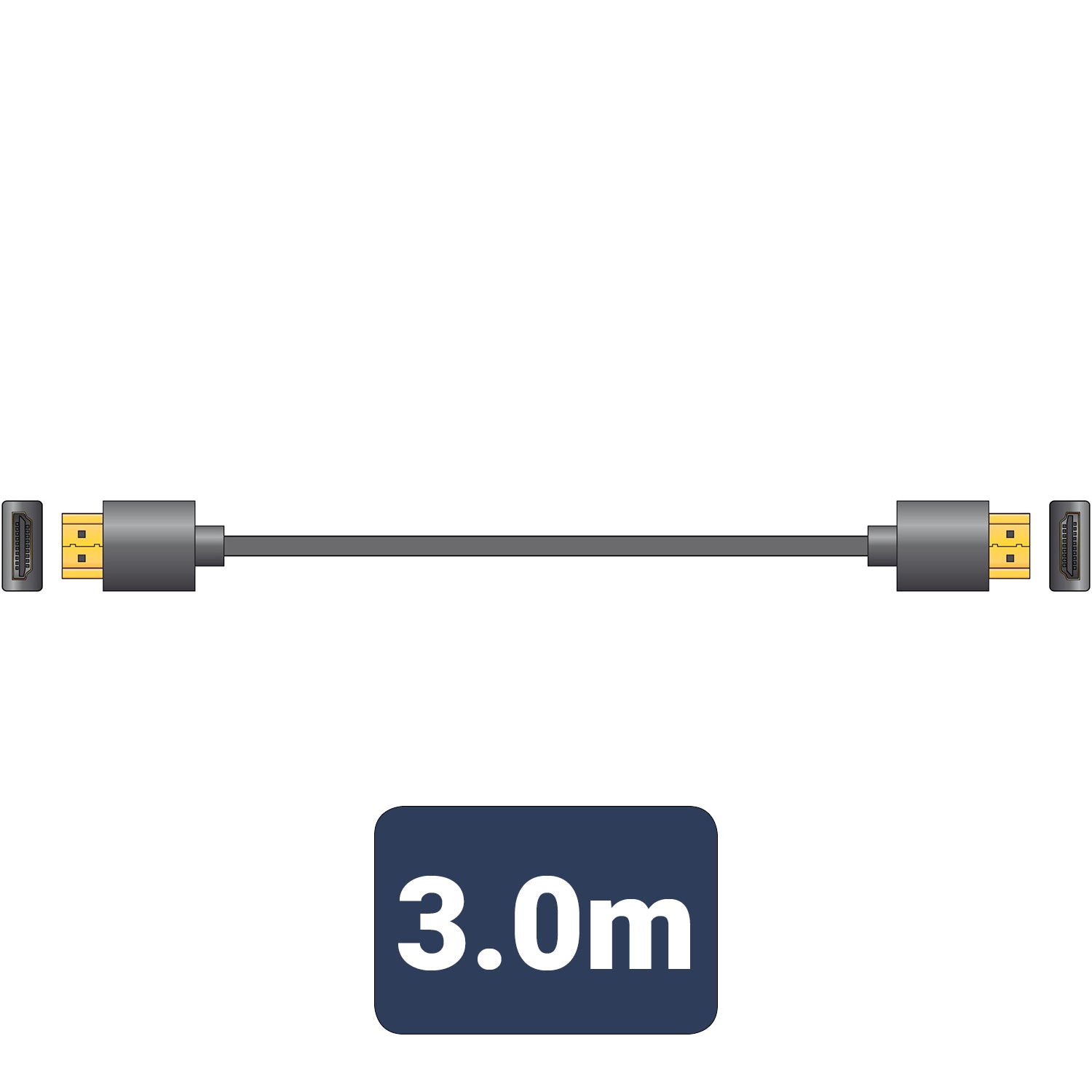 AV:Link HDMI thinwire 4K plug to plug 3.0m - view 2