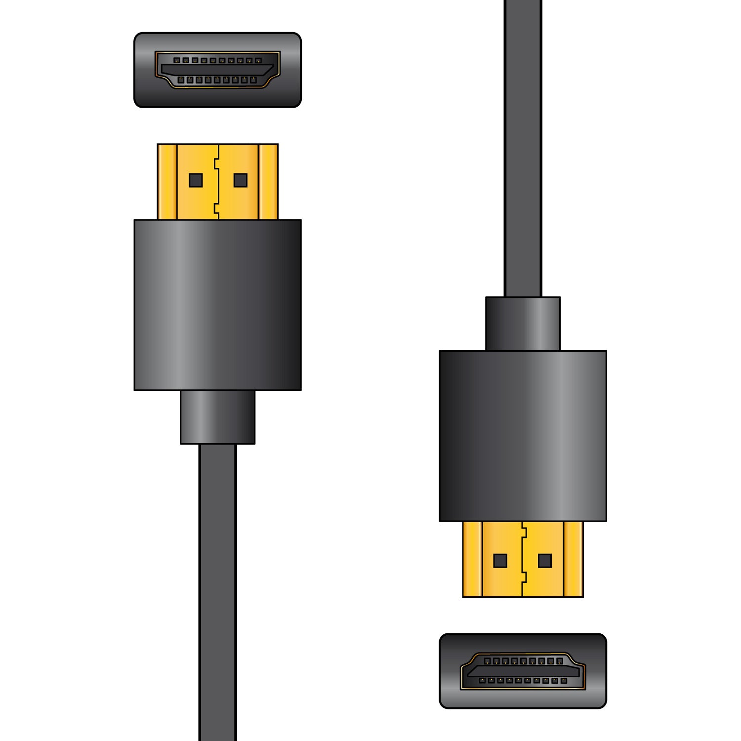 AV:Link HDMI thinwire 4K plug to plug 3.0m