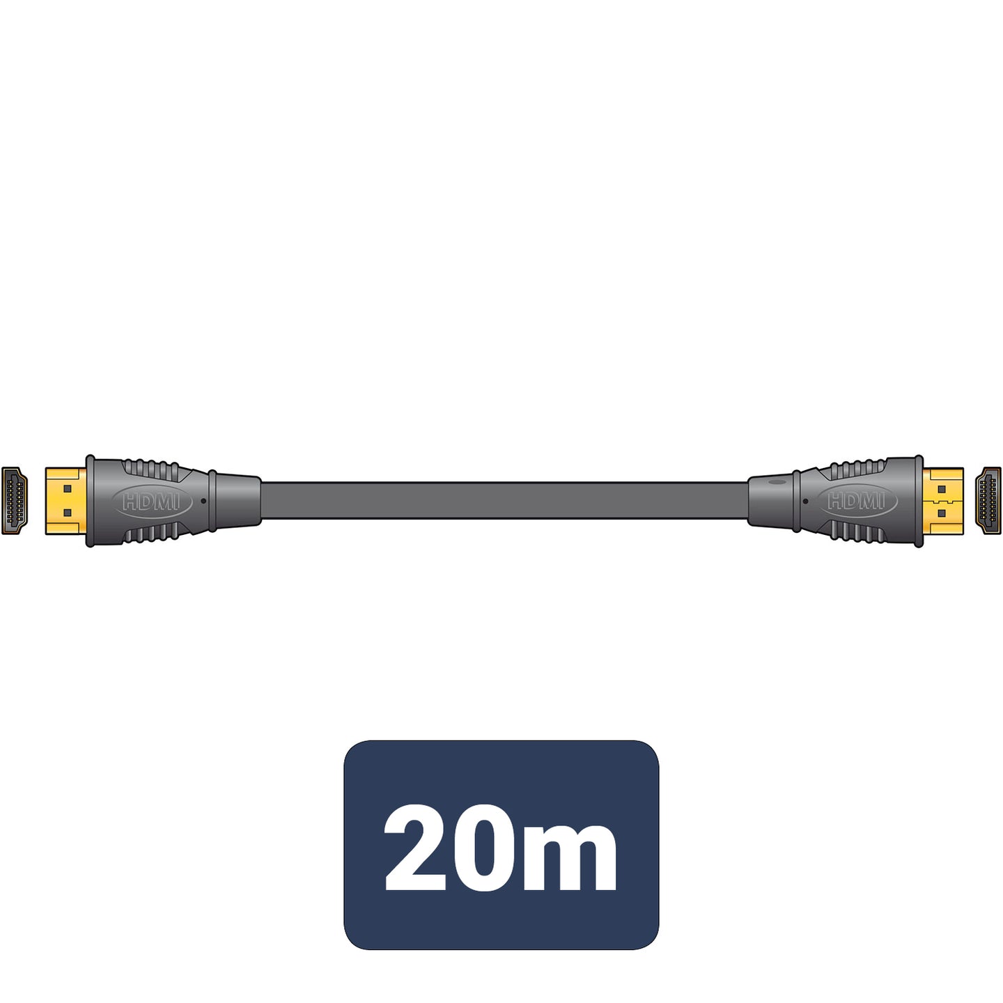 AV:Link HQ 4K ready high speed HDMI lead with Ethernet 20.0m - view 4