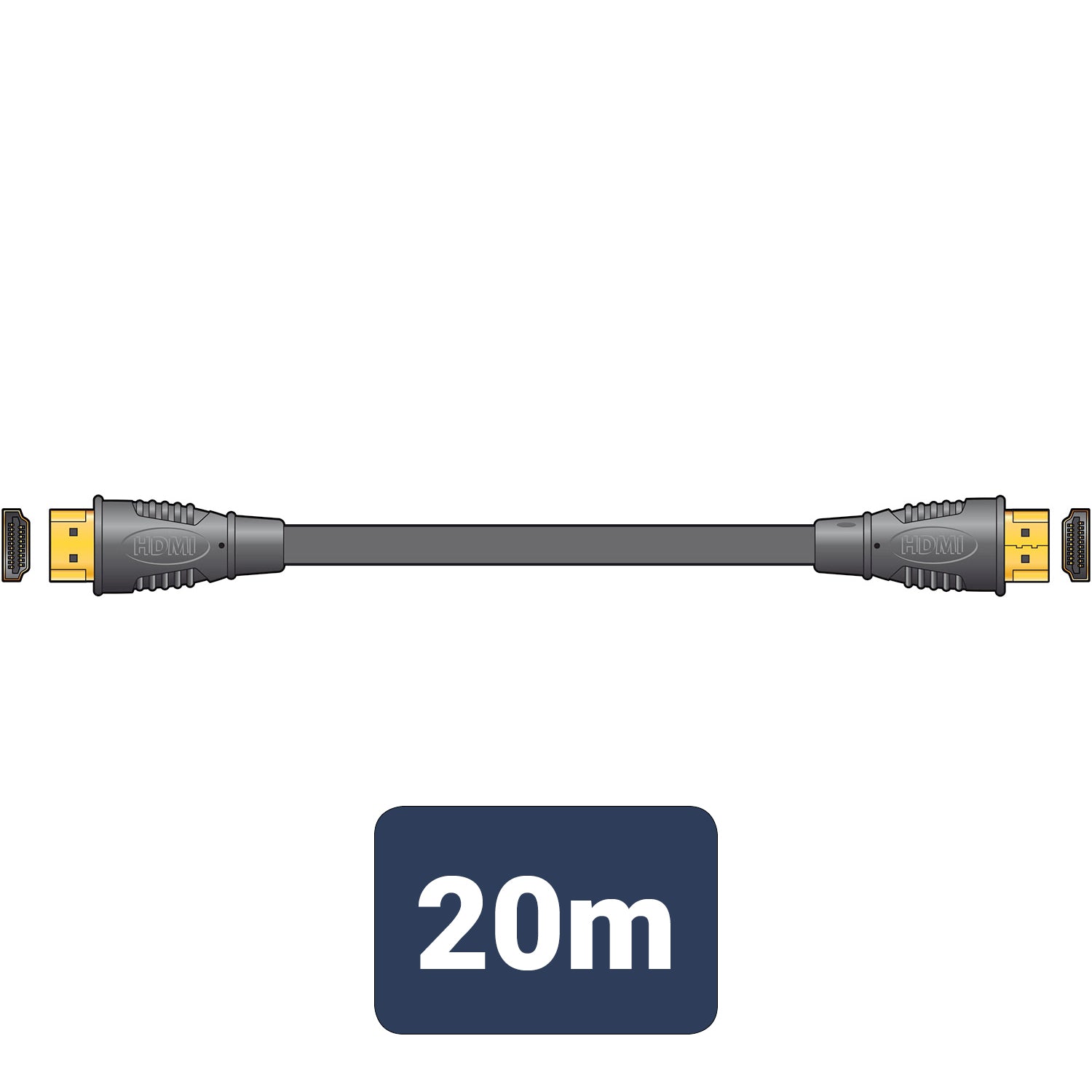 AV:Link HQ 4K ready high speed HDMI lead with Ethernet 20.0m - view 4