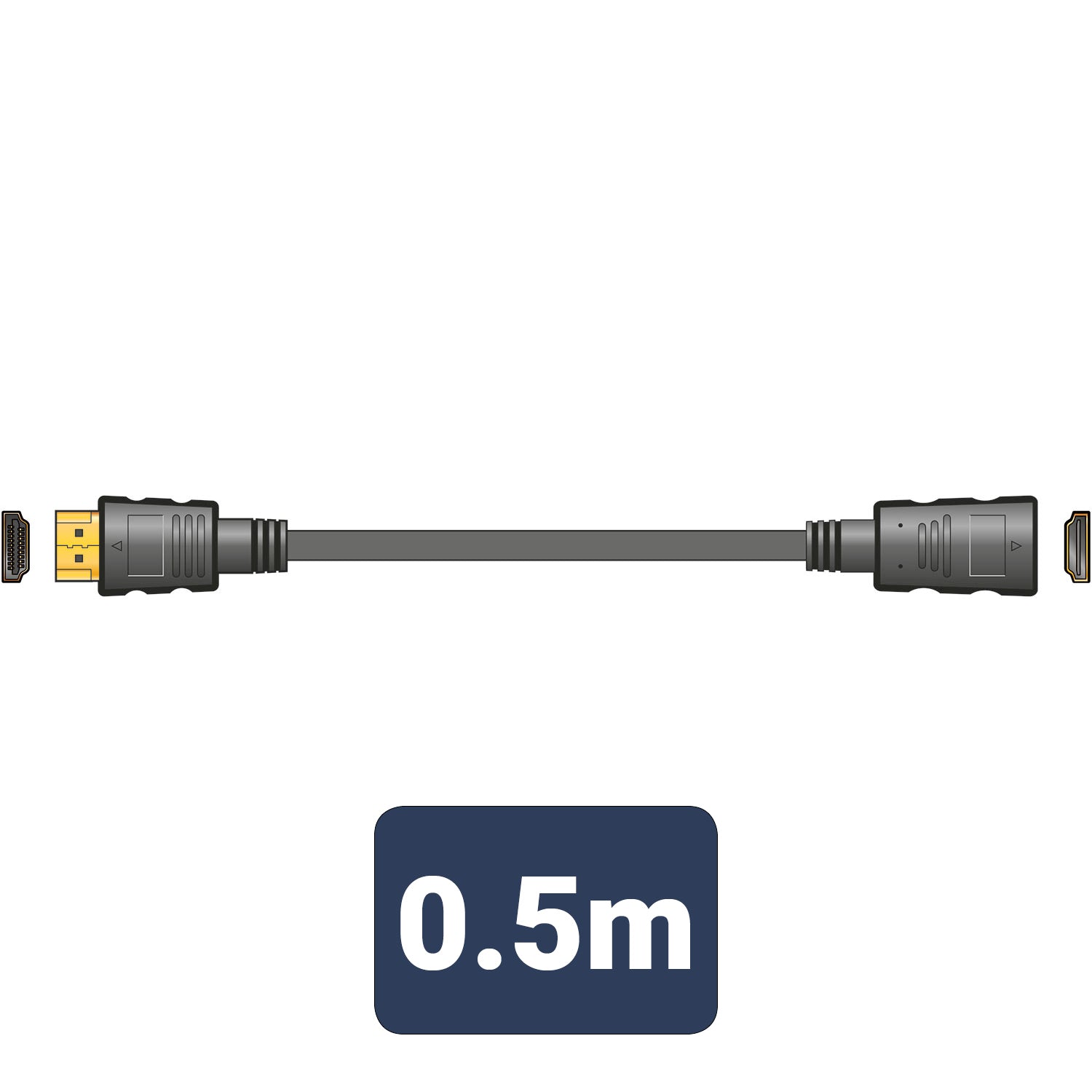AV:Link HDMI Extension Lead 0.5m - view 2