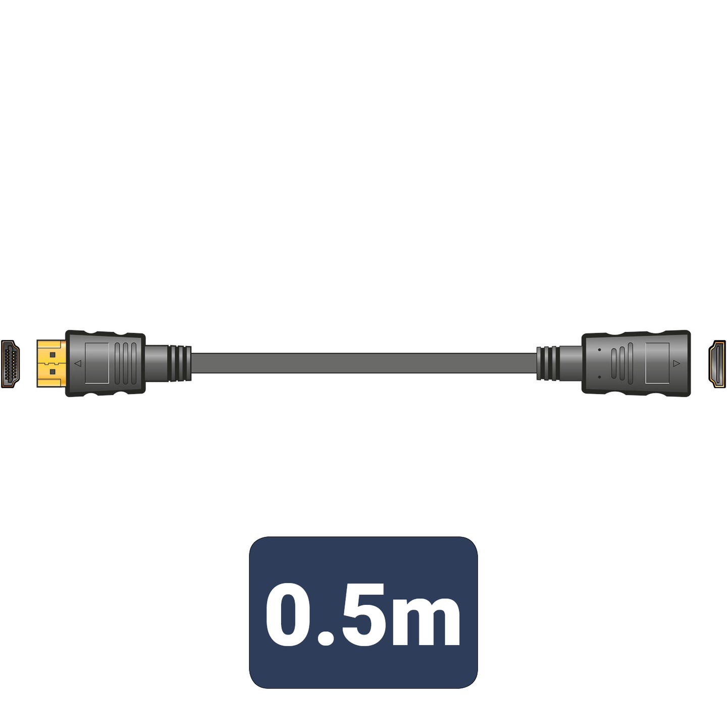 AV:Link HDMI Extension Lead 0.5m - view 2