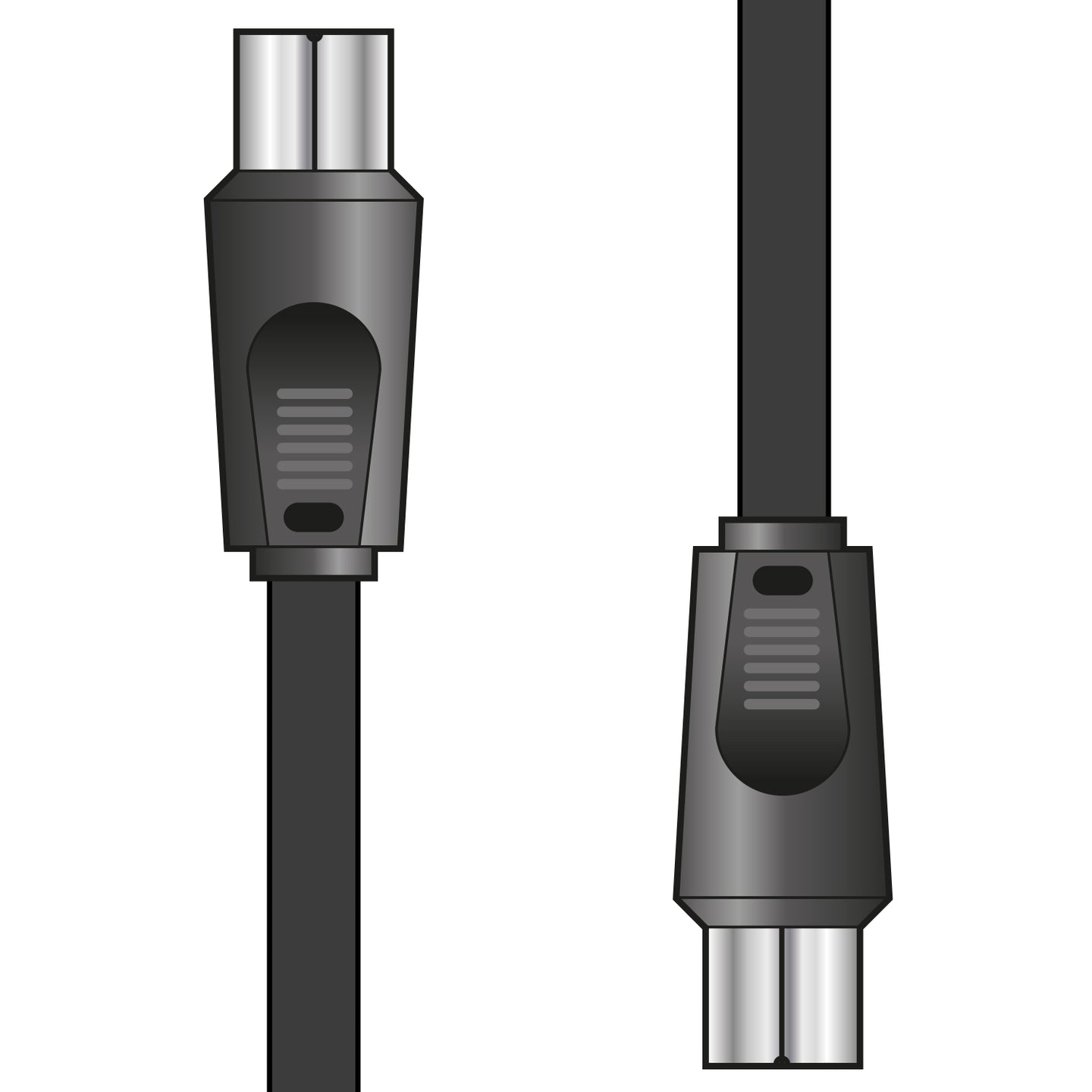 AV:Link RG6 coaxial plug to plug lead 10.0m