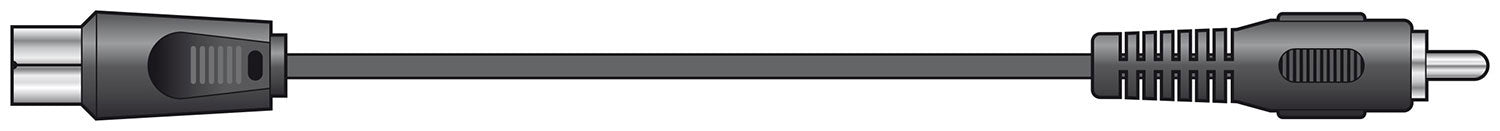 AV:Link Coaxial plug to RCA plug lead 2.0m - view 3