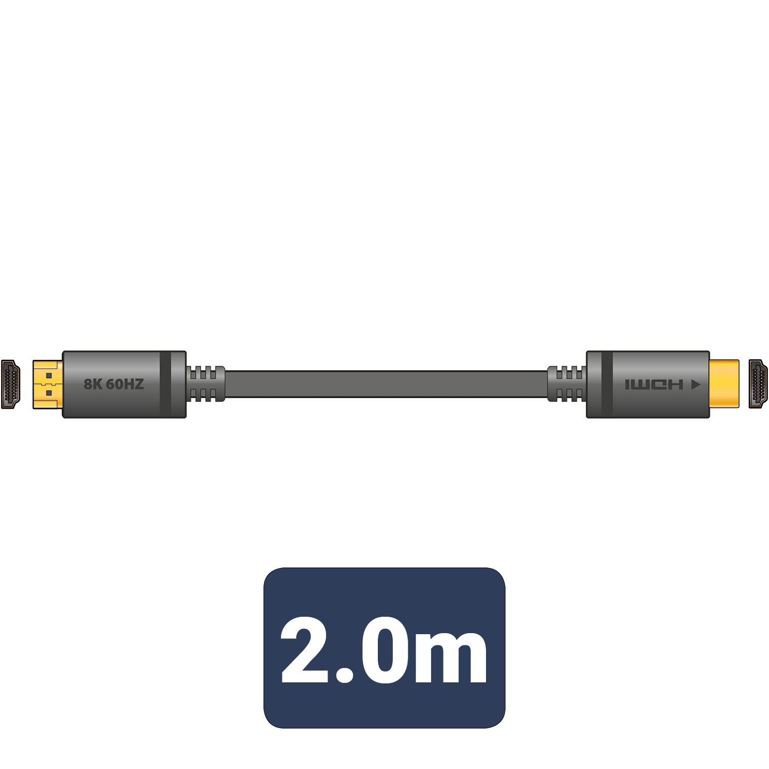 AV:Link 8K HDMI Lead 2m - view 2
