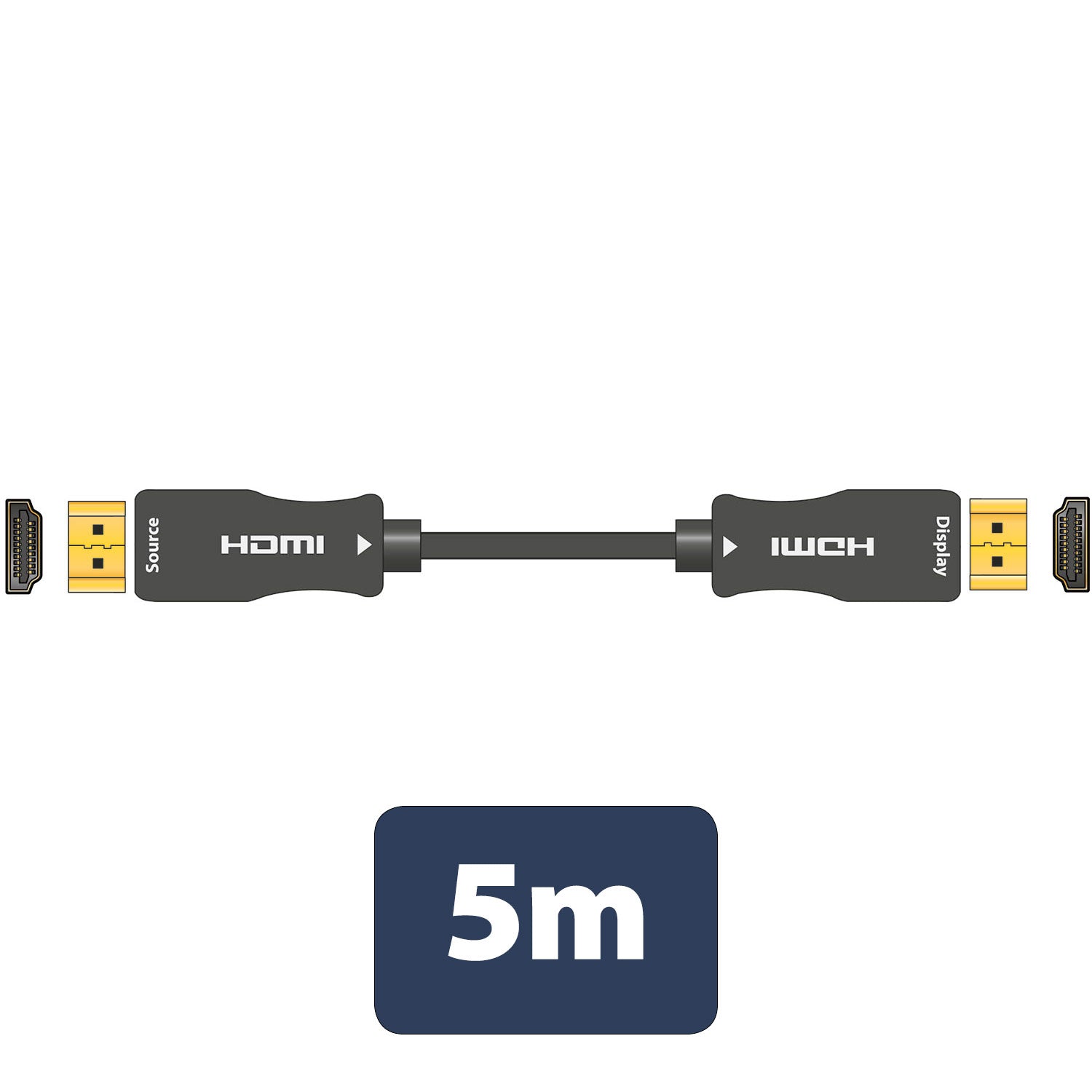 AV:Link 8K UHD Active Fibre Optic HDMI 2.0 Lead 5m - view 3